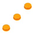 thumbnail image 2 of serony parking Heater Fuel Tank Cover Caps Install Replacement to Easy Standard Yellow 75mm 3Set, 2 of 6