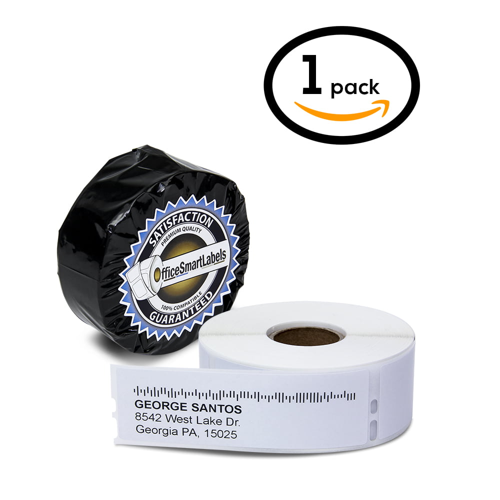 6Roll Multipurpose Labels 1” X 2 1/8” for Dymo 30336 Label Writer 450 EL40 SE450 