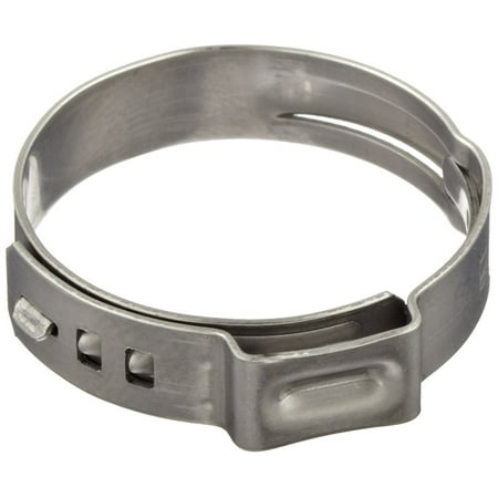 

Oetiker 16700002 Stepless Ear Clamp One Ear 5 mm Band Width Clamp ID Range 6.8 mm (Closed) - 8 mm (Open) (Pack of 300)