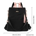 thumbnail image 2 of Women Backpack Purse Lightweight Anti Theft Backpacks with Detachable Shoulder Strap Fashion for Daily Work Travel, 2 of 2