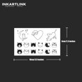 thumbnail image 4 of shiyou-Tattoo Tech, 3 Sheets Small Semi Permanent Tattoo, Adult Art Design Temporary Tattoos, Lasts 1-2 Weeks, Waterproof, Realistic Look, No Adhesive, No Reflection (Love and Cats), 4 of 4