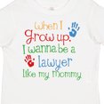 thumbnail image 4 of Inktastic Lawyer Like Mommy Boys or Girls Toddler T-Shirt, 4 of 5