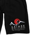 thumbnail image 2 of Batman: The Animated Series Men's Black Sleep Pajama Shorts-Small, 2 of 4