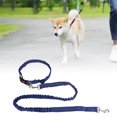thumbnail image 2 of YIXIGGC Adjustable Running Training Dog Leash Elasticity Hand Freely Nylon Lead Rope (Blue+Red) XC921-25907, 2 of 7