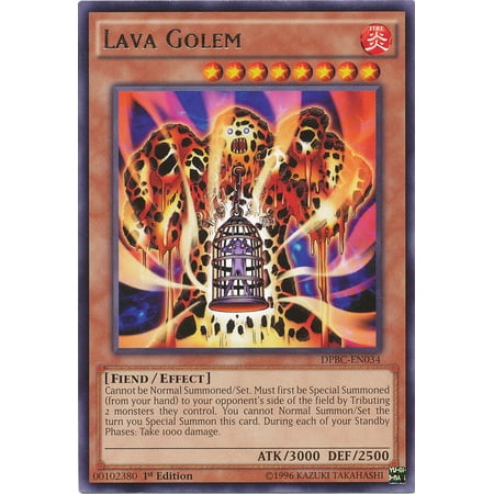 Yu-Gi-Oh Duelist Pack Battle City Single Card Rare Lava Golem (Best Cards In Dokkan Battle)