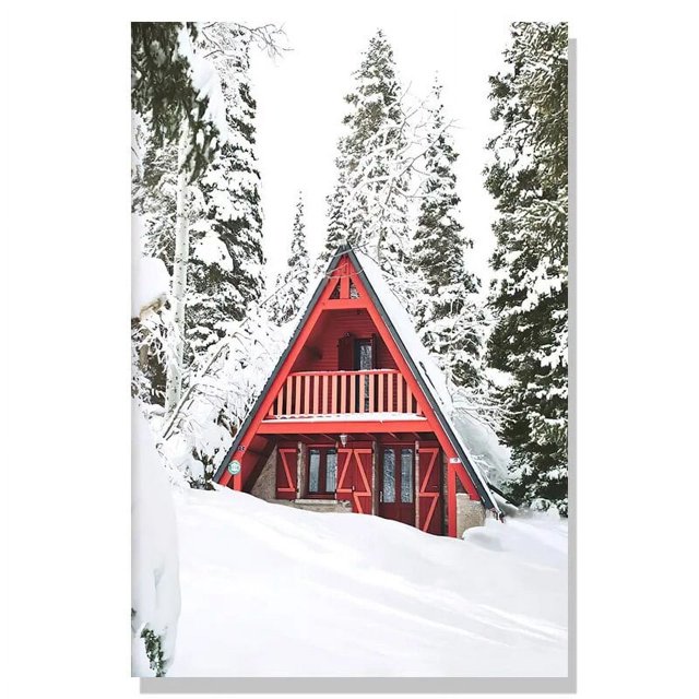 Carteles de invierno del país de las Maravillas, impresiones de Navidad, abeto, pino, reno, alce, lienzo, pintura, paisaje, pared, arte, imagen, decoración