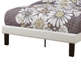 thumbnail image 3 of White Faux Leather Full Size Bed, 3 of 4