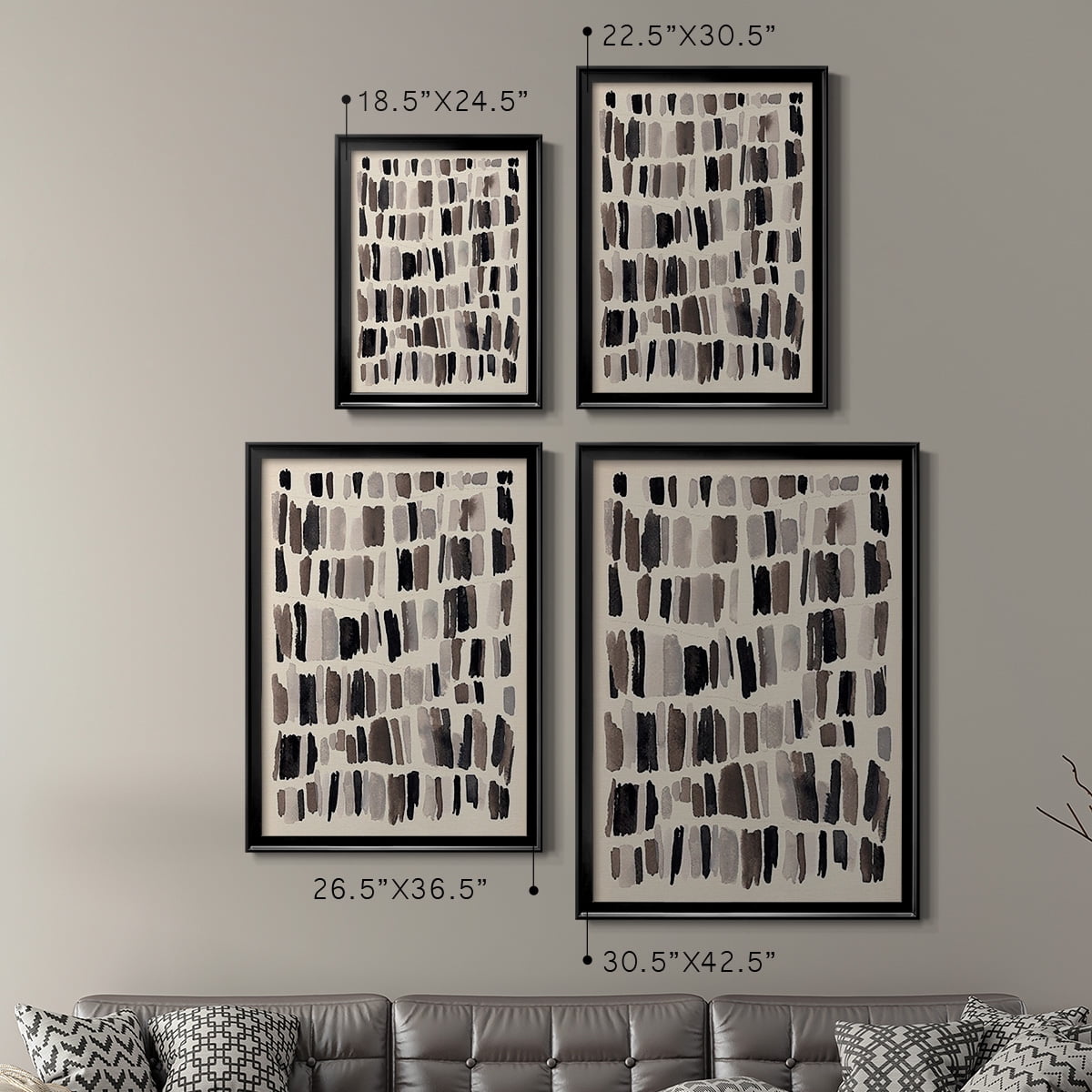Chalk and Flint II Premium Framed Print, in Gold, Black, or Silver - Ready to Hang