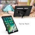 thumbnail image 2 of EpicGadget Case for iPad 10.2 (9th/8th/7th Gen) Protective Rugged Hybrid Case with Kickstand Pencil Holder Cover for Apple 10.2 Inch iPad 9th/8th/7th Generation 2021/2020/2019 Release (Black/Black), 2 of 5