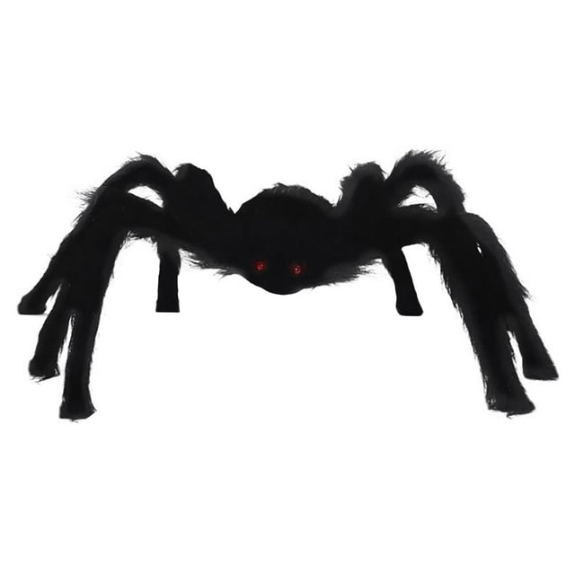 Kyusrd Décorations d'Halloween pour l'Intérieur et l'Extérieur Offres 2025!Crâne de Simulation d'Halloween Grande Araignée Ornement Araignée