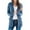 Blue, variant on Women's Open Front Cardigan Sweaters Fashion Button Down Cable Knit Chunky Outwear Coats, Cardigan Sweaters for Women Army Green, Size: S-3Xl