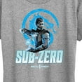 thumbnail image 3 of Mortal Kombat - Sub Zero Mk1 - Women's Short Sleeve Graphic T-Shirt, 3 of 5