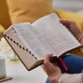 thumbnail image 4 of Nkjv, Compact Center-Column Reference Bible, Gray Leathersoft, Red Letter, Comfort Print (Thumb Indexed), (Hardcover), 4 of 11