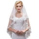 thumbnail image 2 of Boda Novia Velo Prop Mujeres Tocado Elegante Negro Blanco Color Nupcial Encaje Velos Vestido Adorno Ropa Accesorio Blanco Moyic AP006282-01, 2 of 3