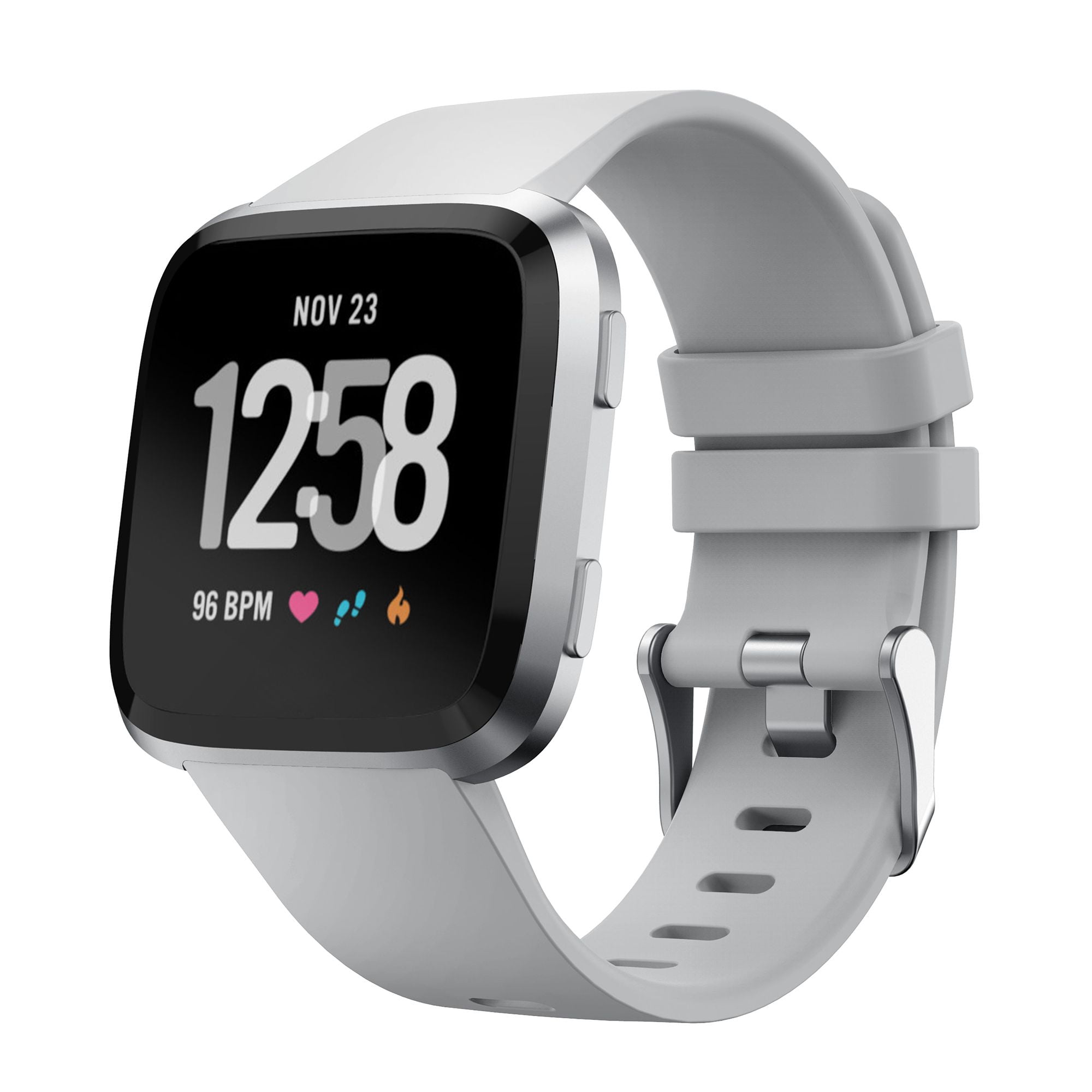 gray fitbit versa band
