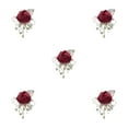 thumbnail image 3 of Redempat Versatile Wedding Brooch Add Classy And Sophisticated Touch To Any Look Modern Minimalist Brooch Pin Winered 5Set, 3 of 6