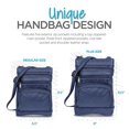 thumbnail image 3 of Bolso Cruzado Krediz de Cuero para Mujer con Correa Ajustable, 3 of 9