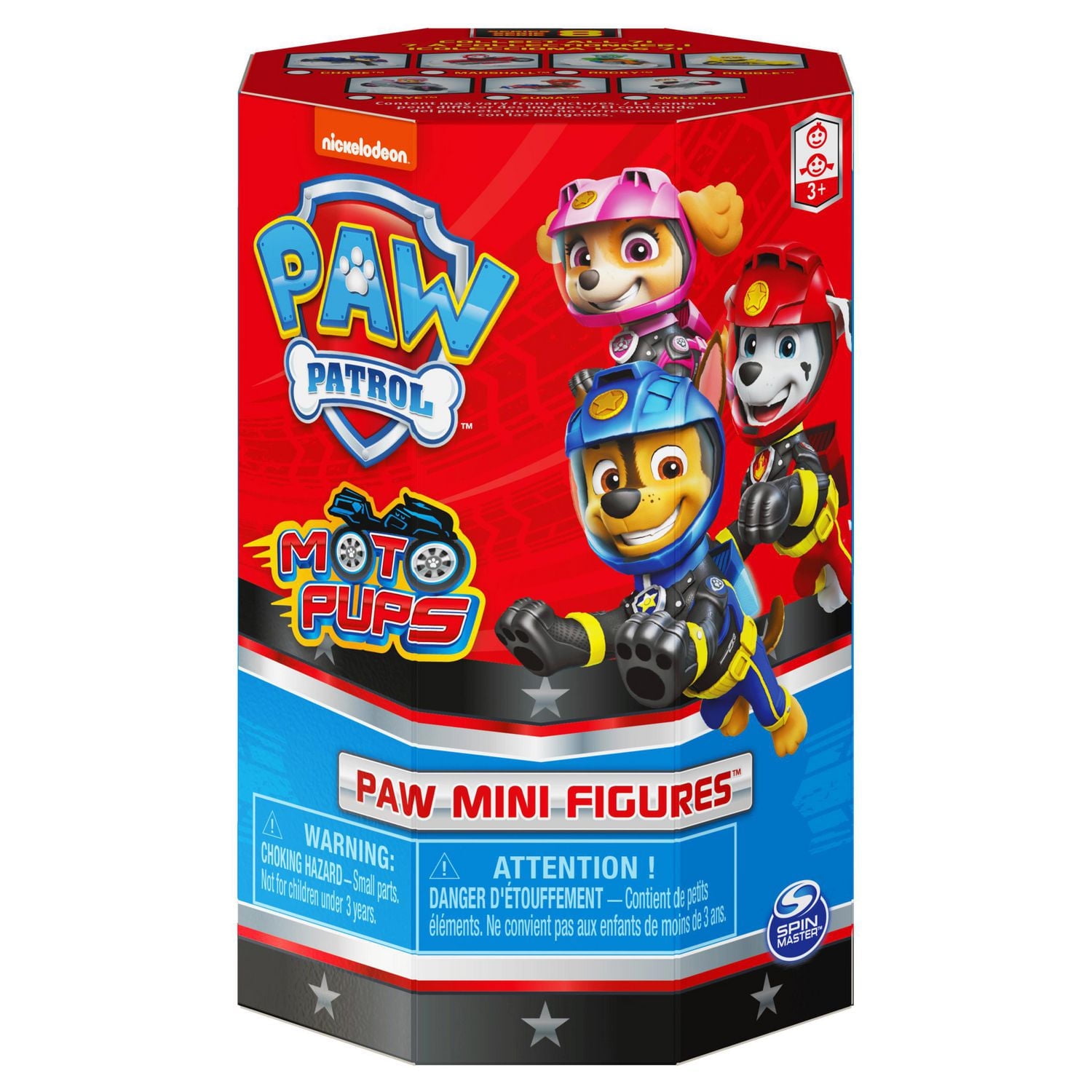 PAW Patrol, Dino Rescue Collectible Blind Box Mini Figure and Mystery Dinosaur (Style May Vary)