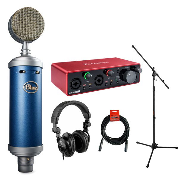 Blue Bluebird SL Condenser Studio Microphone with Focusrite Scarlett