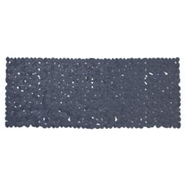 Elainilye Swimming Pool Bathroom Non Slip Mat, Bath Shower Mat, Extra Large Pebble Bathtub Mat, For Kids, Elderly,Gray