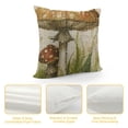 thumbnail image 4 of Qinduosi Rustic Mushroom Pillow Cover Throw Pillow Covers Vintage Printed Pillow Cases Cute Red Cushion Case Sofa Pillows for Home Decor White, 4 of 5