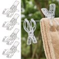 thumbnail image 2 of Offres en Liquidation!!4 Pcs Ensemble de Pinces à Serviettes Transparentes avec Ressort Pinces à Serviettes de Plage Pinces à Serviettes pour Chaises Pinces à Serviettes de Plage Pinces à Serviettes en Plastique Transparent, 2 of 9