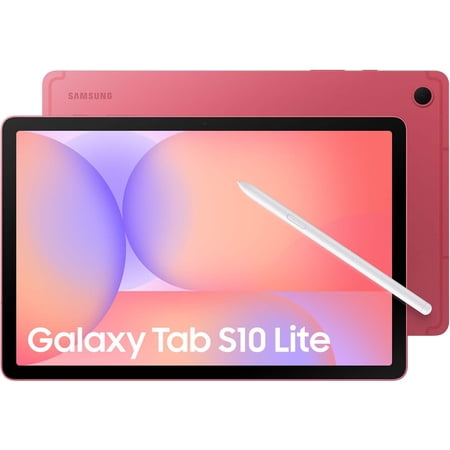 Samsung Galaxy Tab S10 Lite 10.9" Tablet, 256 GB, Coral Red - SM-X400NZREXAR - USA Model