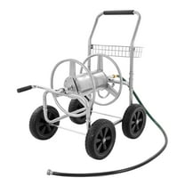 KFFKFF Heavy Duty Garden Water Yard Planting w/ Basket Hose Reel Cart 250ft.