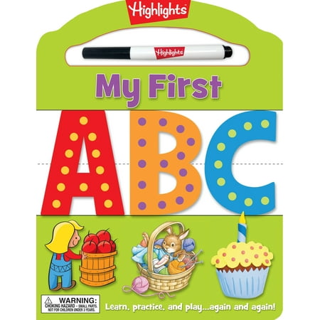 My First ABC : Learn, practice, and play again and