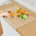 thumbnail image 6 of Acrylic Cutting Board with Counter Lip, 2024 Upgraded Thicker Clear Cutting Boards, 26.6 X 17.7 Inch Large Non-Slip Cutting Board for Kitchen Countertop Protection, Perfect Kitchen Gadgets & Gifts, 6 of 8