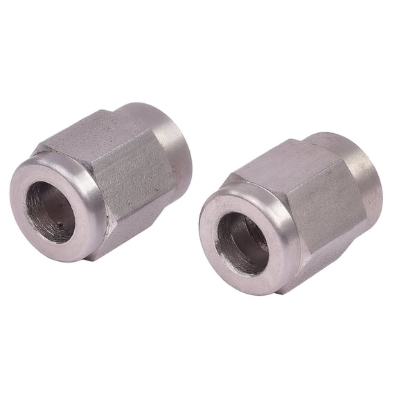 JEGS 108390 Tube Nuts -3 AN Fits 3/16 in. O.D. Hardline Tube Requires Tube Sleev