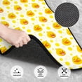 thumbnail image 3 of Honeii Ducky Cartoon Print Car Foot Mat Four-Piece Set - Front & Rear Universal Car Floor Mats for SUVs, Trucks, Sedans, 3 of 7