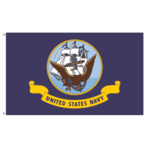Navy Flag 3 ft x 5 ft