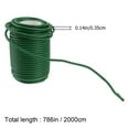 thumbnail image 2 of FUEENIRVA Garden Wire Tie 1 Roll of Green Rubber Cable Ties for Vine Support, 2 of 8