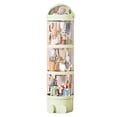 thumbnail image 3 of Riforla Tube de Rangement Vertical pour Jouets avec Bande DEL Tube de Rangement Vertical pour Jouets Nouveau Tube de Rangement pour Toutous Tube Vertical pour Toutous Tube de Rangement pour Poupées avec Rotation à 360° Roues avec Couvercle Vert, 3 of 3