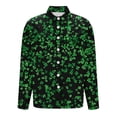 thumbnail image 2 of Craaazy Women's Fashion St. Patrick's Day Printed Casual Long Sleeve Loose Lapel ButtonCardigan Blouse Gifts, 2 of 5