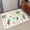 Yellow Orange, variant on Small Door Mat Indoor Outdoor 15.7"x23.6", Red Snowman Christmas Absorbent Non Slip Entry Rug, Winter Snowflake Xmas Low Profile Welcome Mat for Front/Side Door Apartment Entrance Bathroom