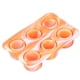 thumbnail image 3 of Molde para paletas de hielo, silicona plegable, 6 rejillas reutilizables con protectores contra goteo para helado casero, 3 of 8