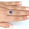 thumbnail image 4 of Copper Purple Turquoise Women Jewelry 925 Sterling Silver Ring, 4 of 10