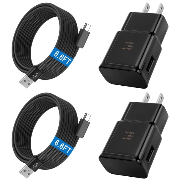 Cable cargador Ubearkk tipo C de carga rápida para Samsung, paquete de 2