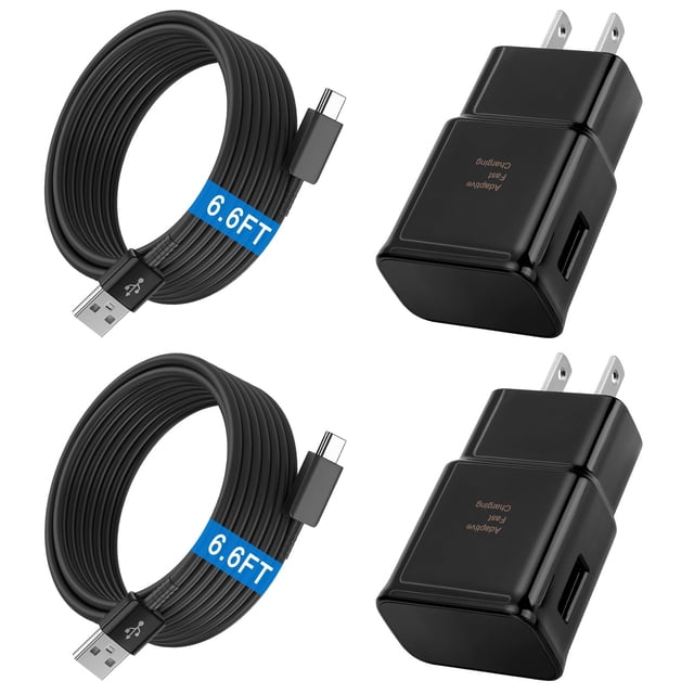 Cable cargador Ubearkk tipo C de carga rápida para Samsung, paquete de 2