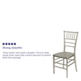 thumbnail image 4 of Emma + Oliver Champagne Resin Stacking Chiavari Chair, 4 of 12