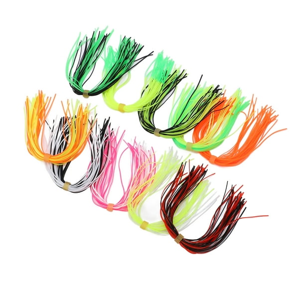 Fishing Jig Skirts, Reused Strong Plasticity Rch Colors Silicone