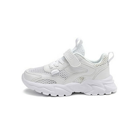 

SIMANLAN Children Comfort Low Top Trainers Walking Magic Tape Mesh Athletic Kids Gym Breathable