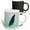 Multicolor, variant on 3drose, Purple Peacock with Teal,turquoise and Purple Feathers on Light Green and Lavender Damask Background, 11oz Magic Transforming Mug