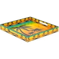 thumbnail image 5 of Nagina International Yellow Sunset Palm Tree Printed Stylish Kitchen Trays | Serving Kitchen Platters | Carry Snacks & Breakfast Food | Authentic Minimal Finish, 5 of 6