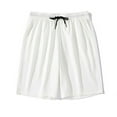 thumbnail image 4 of Gamivast Sports Shorts for Men Athletic Running Shorts Quick Dry Workout Shorts Breathable Quick Drying Shorts Comfy Fit Stretchy Travel Beach Short White XL Pantalones De Hombre, 4 of 7