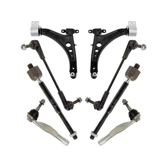 Front Control Arm Ball Joint Tie Rod and Sway Bar Link Kit 8 Piece - Compatible with 2017 - 2019 Buick LaCrosse 2018