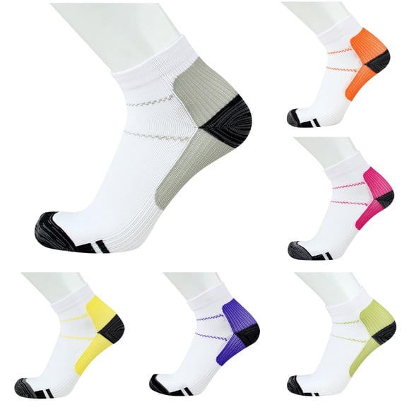 Huowey Ankle Socks For Women Athletic Sports Casual Outdoor Hiking Cycling Breathable Stretchy Cozy Daily Wear Socks,Grey