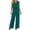 *2-Mint Green, variant on VBVC Women's 2 Piece V-Neck Drawstring Set,Ladies Sleeveless Top and Wide Leg Pants,Summer Dressy Outfit for Women,Gray,S-2XL